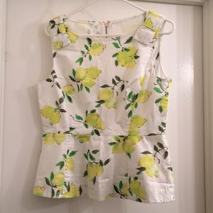 Beautiful Kate spade lemon blouse.